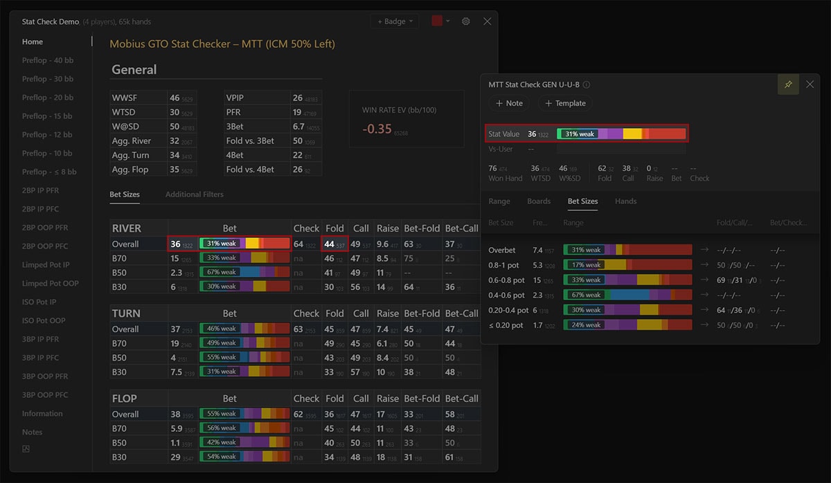 GTO Stat Checker MTT - Home Page